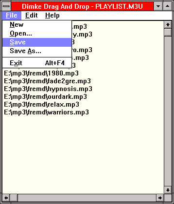 Dimke Drag And Drop Screenshot