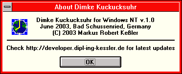 Dimke Kuckucksuhr Screenshot